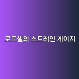 로드셀의 스트레인 게이지가 하중을 전기신호로 바꾸는 과정 9 eba19ceb939cec8580ec9d98 ec8aa4ed8ab8eba088ec9db8 eab28cec9db4eca780 1791934390