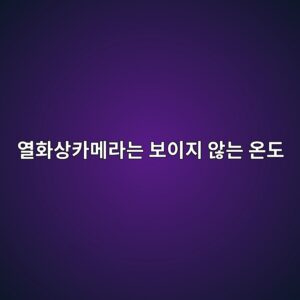열화상카메라는 보이지 않는 온도 분포를 어떻게 영상으로 보여줄까 9 ec97b4ed9994ec8381ecb9b4eba994eb9dbceb8a94 ebb3b4ec9db4eca780 ec958aeb8a94 ec98a8eb8f84 1791930951